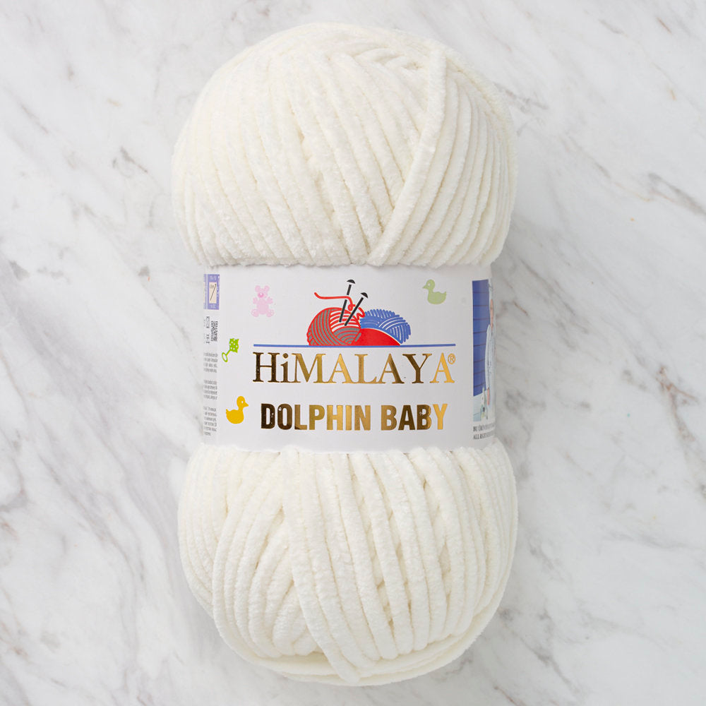 Himalaya Dolphin Baby Krem Kadife Bebek Yünü - 80308